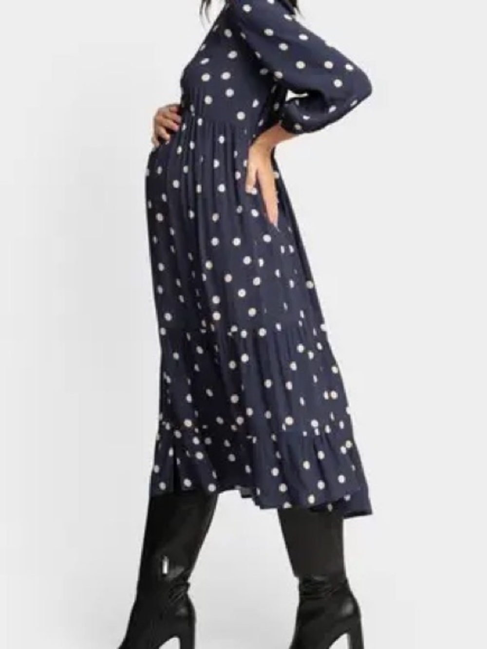Seraphine Black Maternity Dress